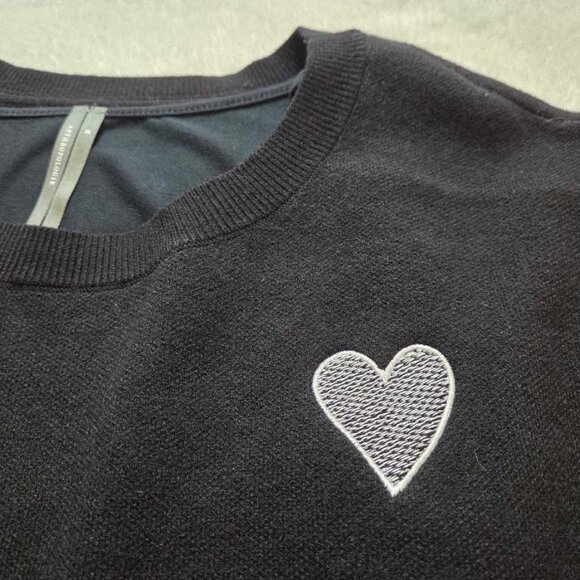 New M By Anthropologie the Gemini cap-sleeve Twofer sweater + dress set in blac - Picture 7 of 12